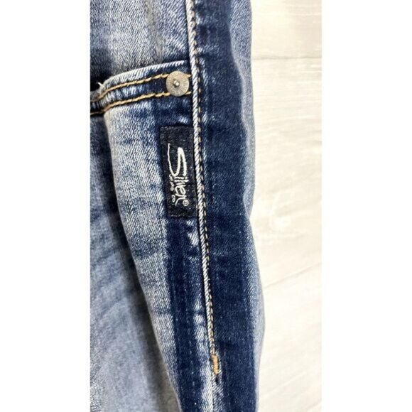 Silver Jeans Co. Women's Stretch‎ Skinny Jeans Denim Silo Mid Rise Ankle - Picture 8 of 12